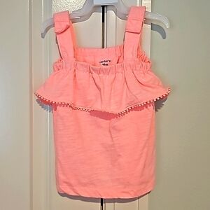 18m coral pink bright tank top *